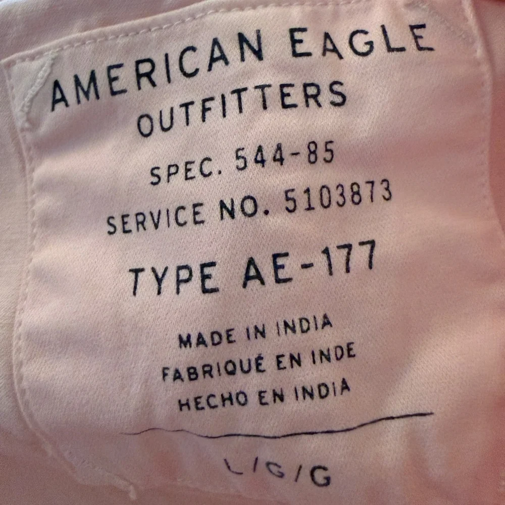 American Eagle Outfitters Light Pink Half Zip Pullover Jacket - Picture 2 of 8